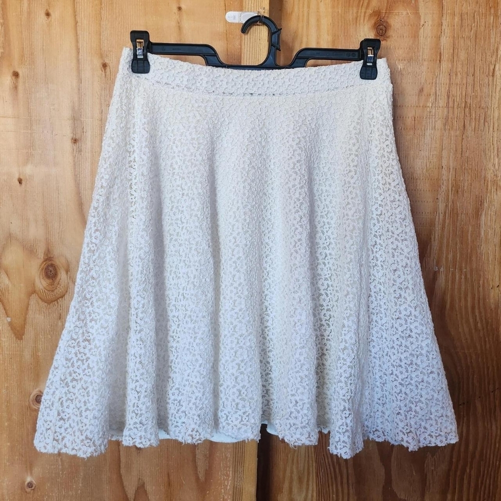 SJS Cream Lace A-Line Skirt "BUY1 GET1 FREE"